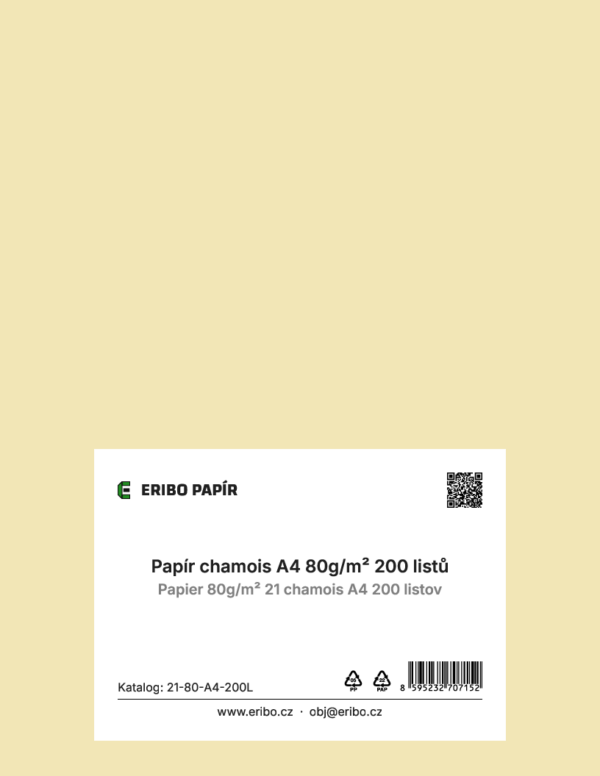 Papír chamois A4 200 ks